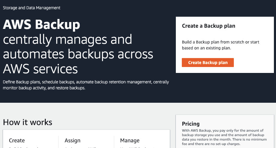 AWS Backup 