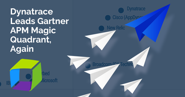 Dynatrace leads Gartner APM Magic Quadrant 2019