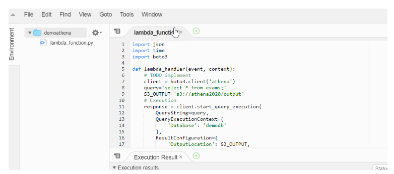 IAM Roles for AWS Lambda Function