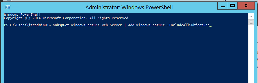 Administrator - Windows PowerShell