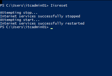 Restart Windows PowerShell