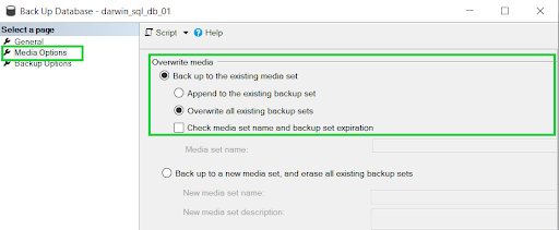 Appended backup set error - resolution