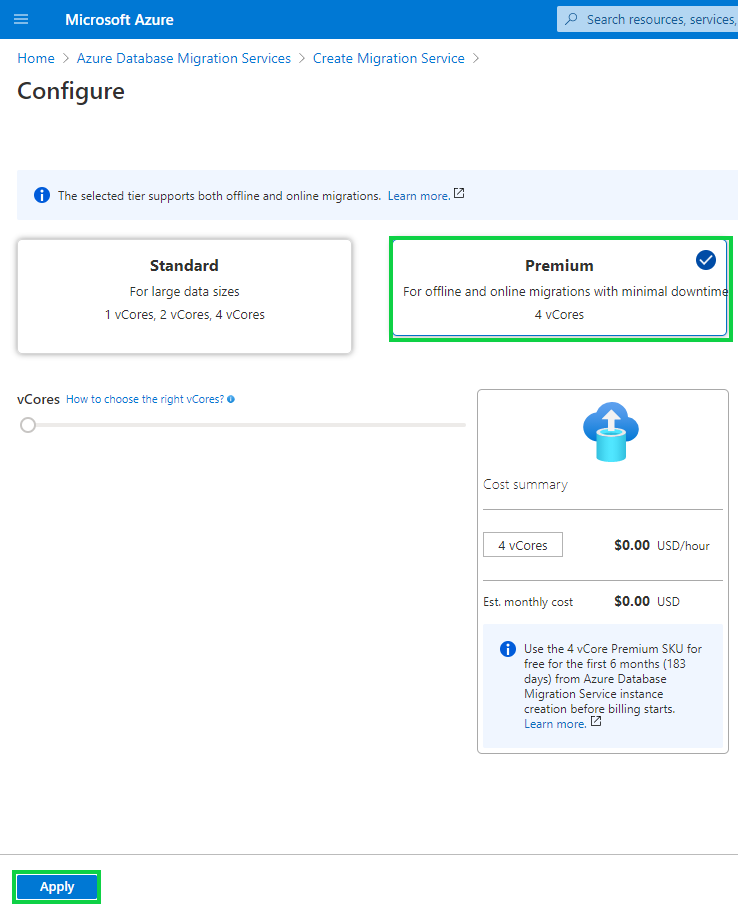 Azure Database Migration Services - Networking