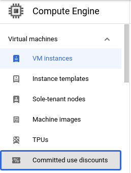 Committed Use Discounts GCP