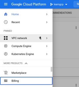 Google-Cloud-Billing-Tab