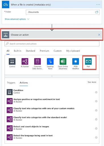 Power automate flow