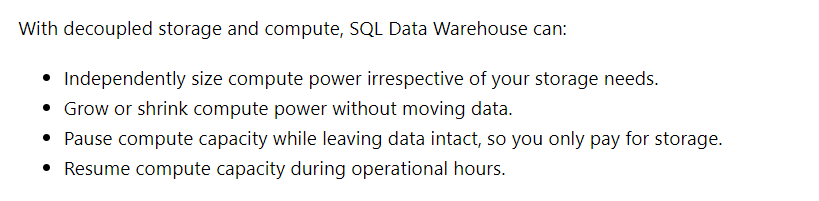 Scalability of the Azure computing architecture 