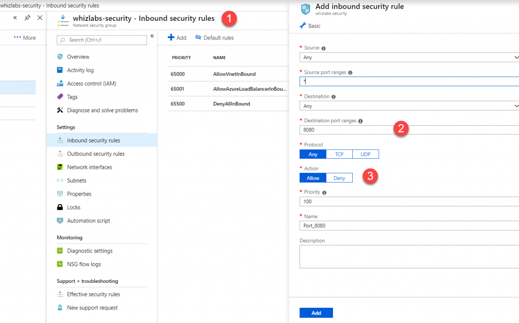 Microsoft Azure Network Security Group