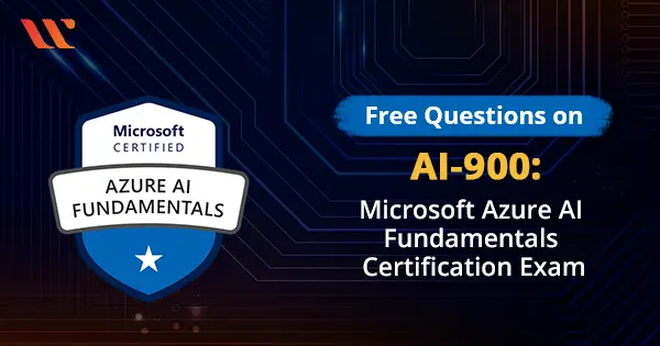 AI 900 Microsoft Azure AI Fundamentals Certification Exam