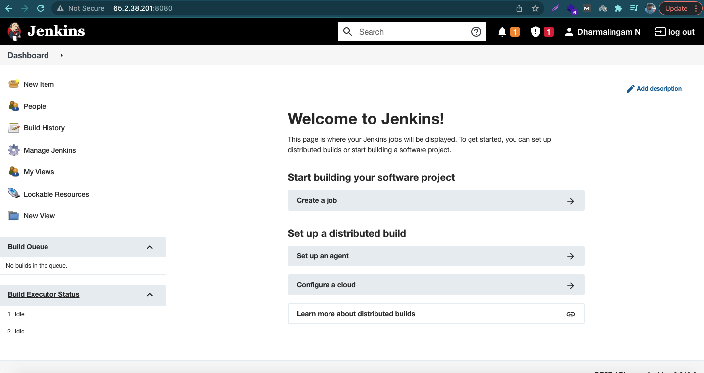 Jenkins Start Page