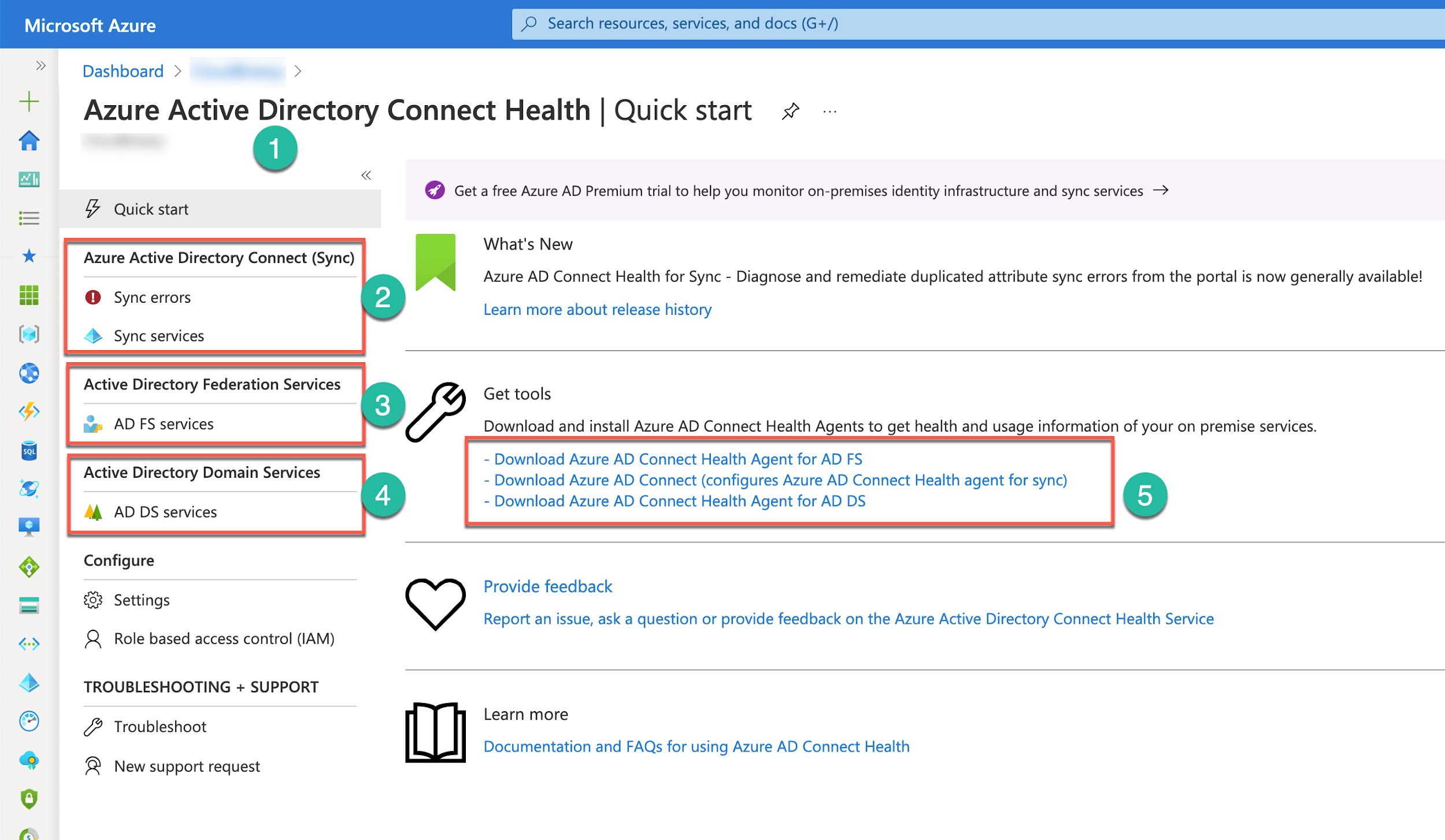 microsoft azure active directory connect health