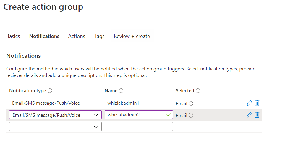 create action group microsoft azure