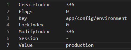 Consul key value 