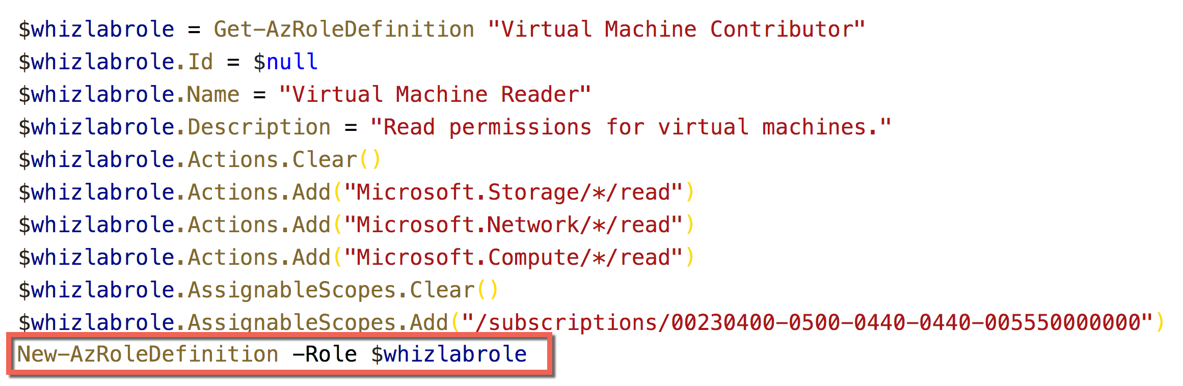 Azure Virtual Machine Reader