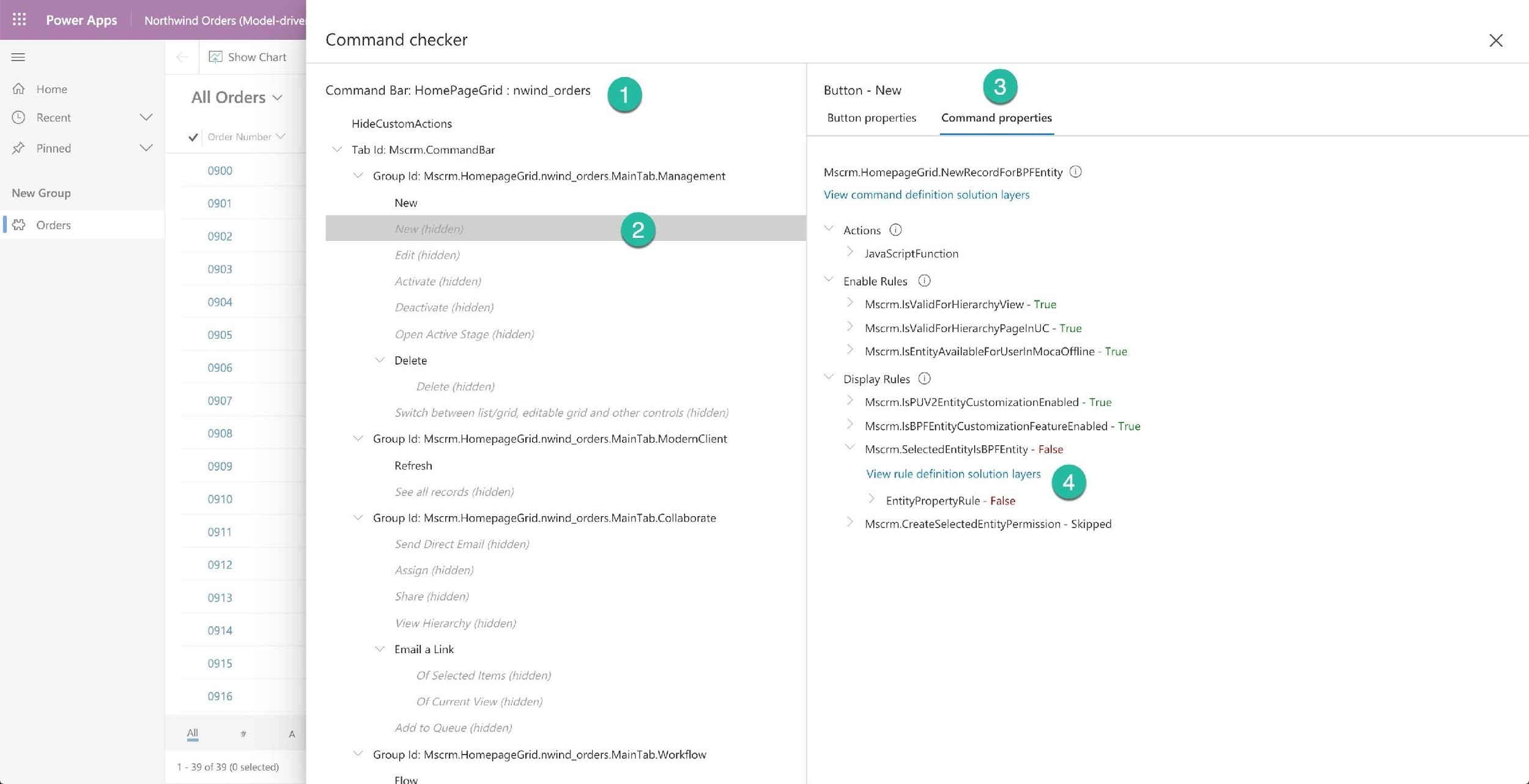 command checker power platform