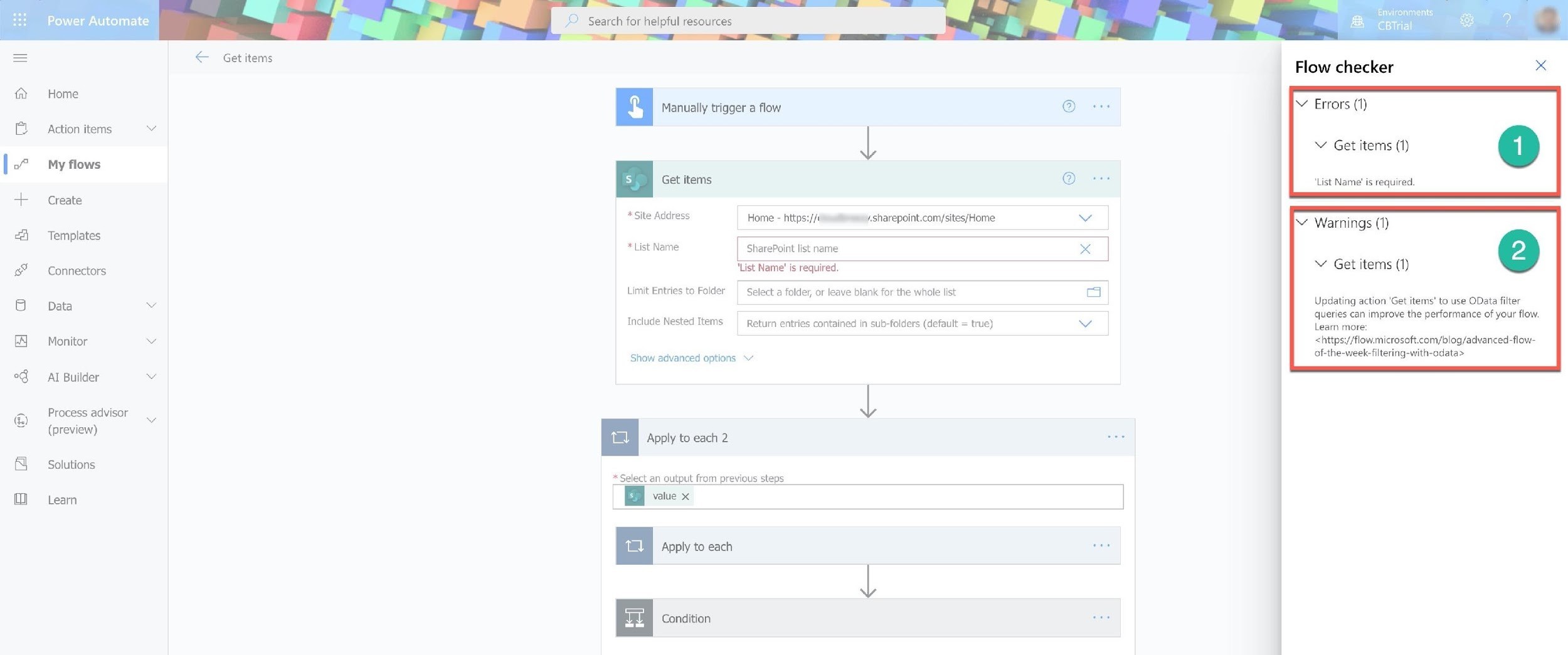 Power Automate Flow Checker