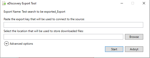 eDiscovery export tool in Microsoft 365