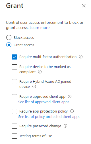 Control user access enforcement in Microsoft 365