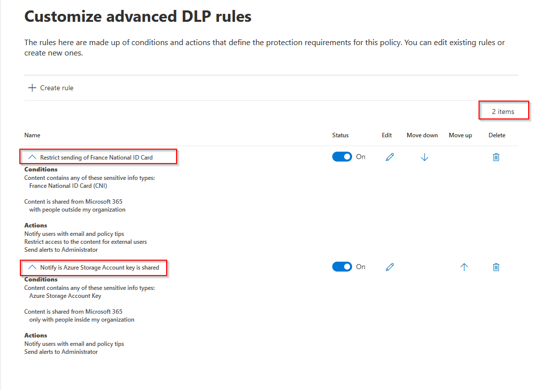 Customize DLP Rules in Microsoft 365