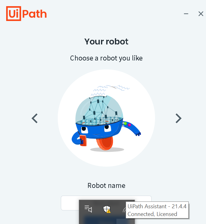 UiPath Choose robot
