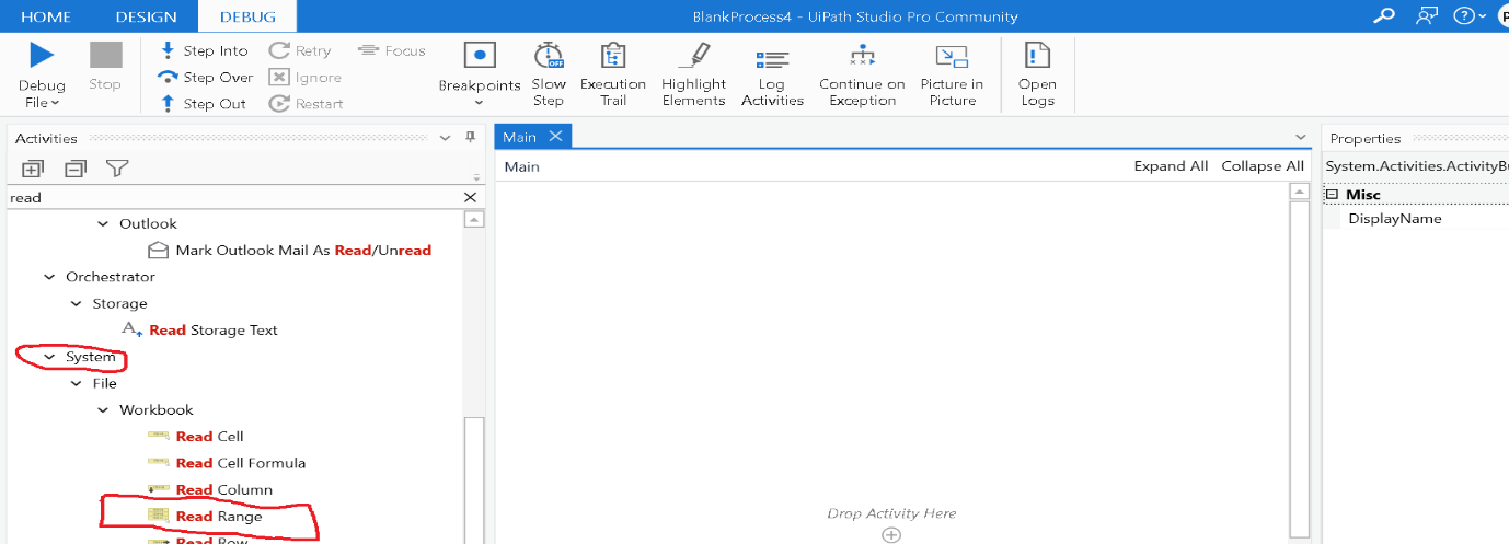 UiPath Read Range