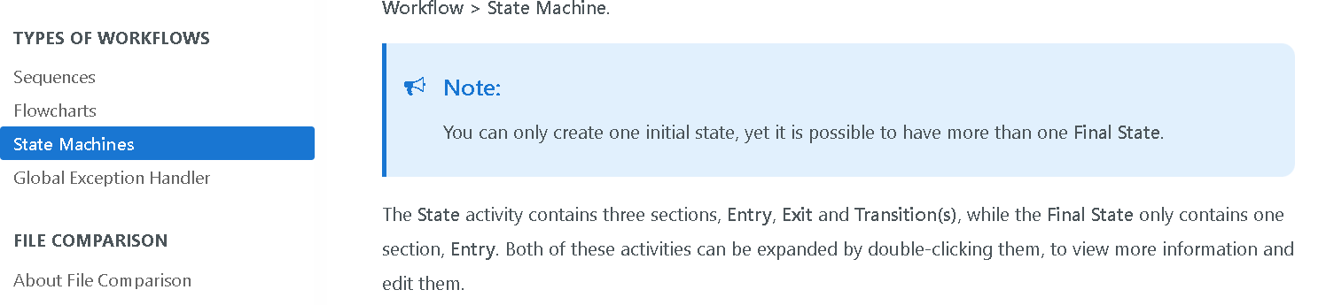 UiPath State Machine