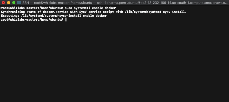 enable docker cmd