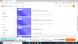 whizlabs training library