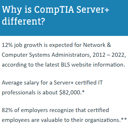 comptia server+ 