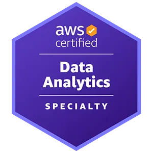 AWS data analytics specialty badge