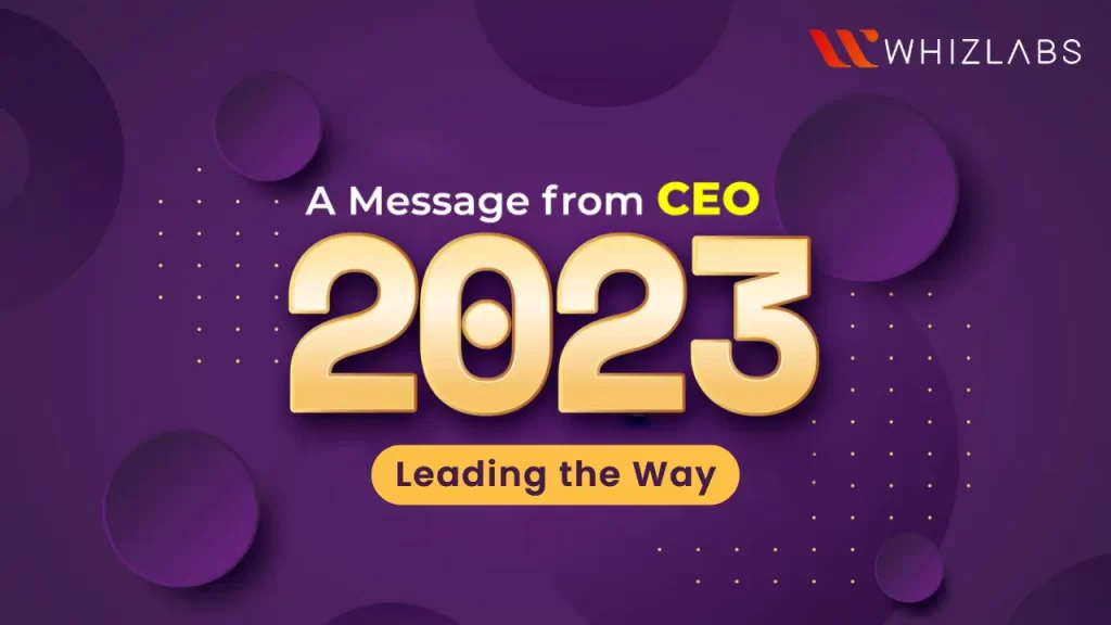 CEO Message 2023 Whizlabs