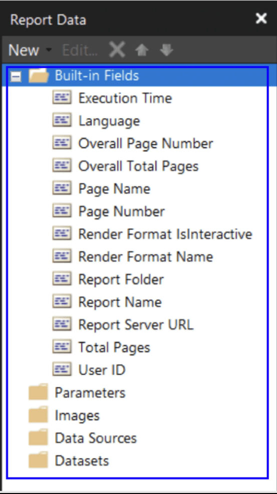 Power bi report data pan