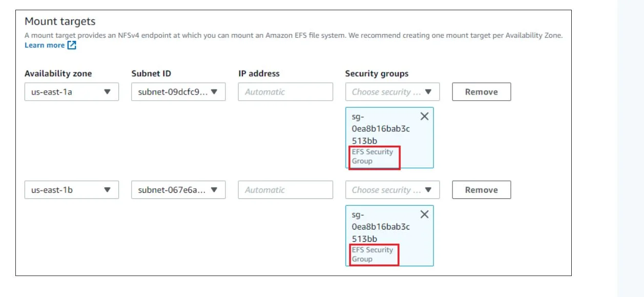 Creating an Elastic File System