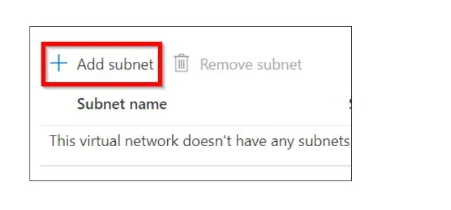 add subnet