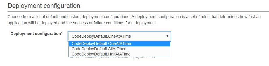 Deployment Configuration