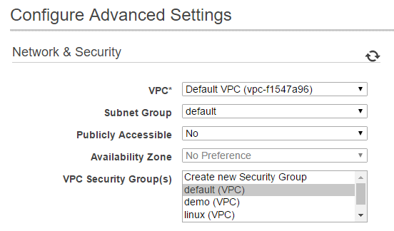 Configure Advanced Settings