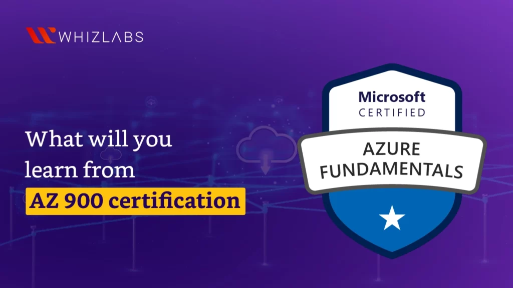 what will you learn from az-900 certification