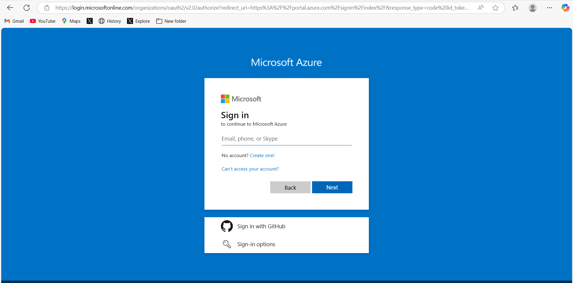 azure portal