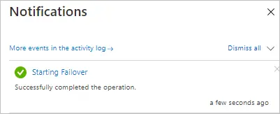 configure failback if necessary