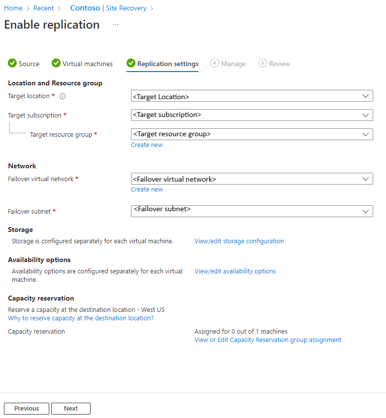 set up rpo and retention policies