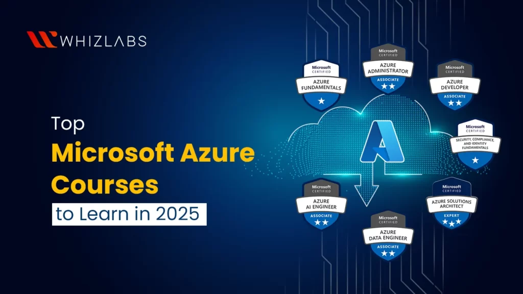top microsoft azure courses 2025