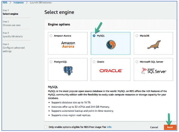 amazon rds database