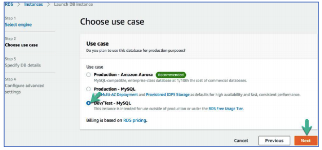 Choose use case